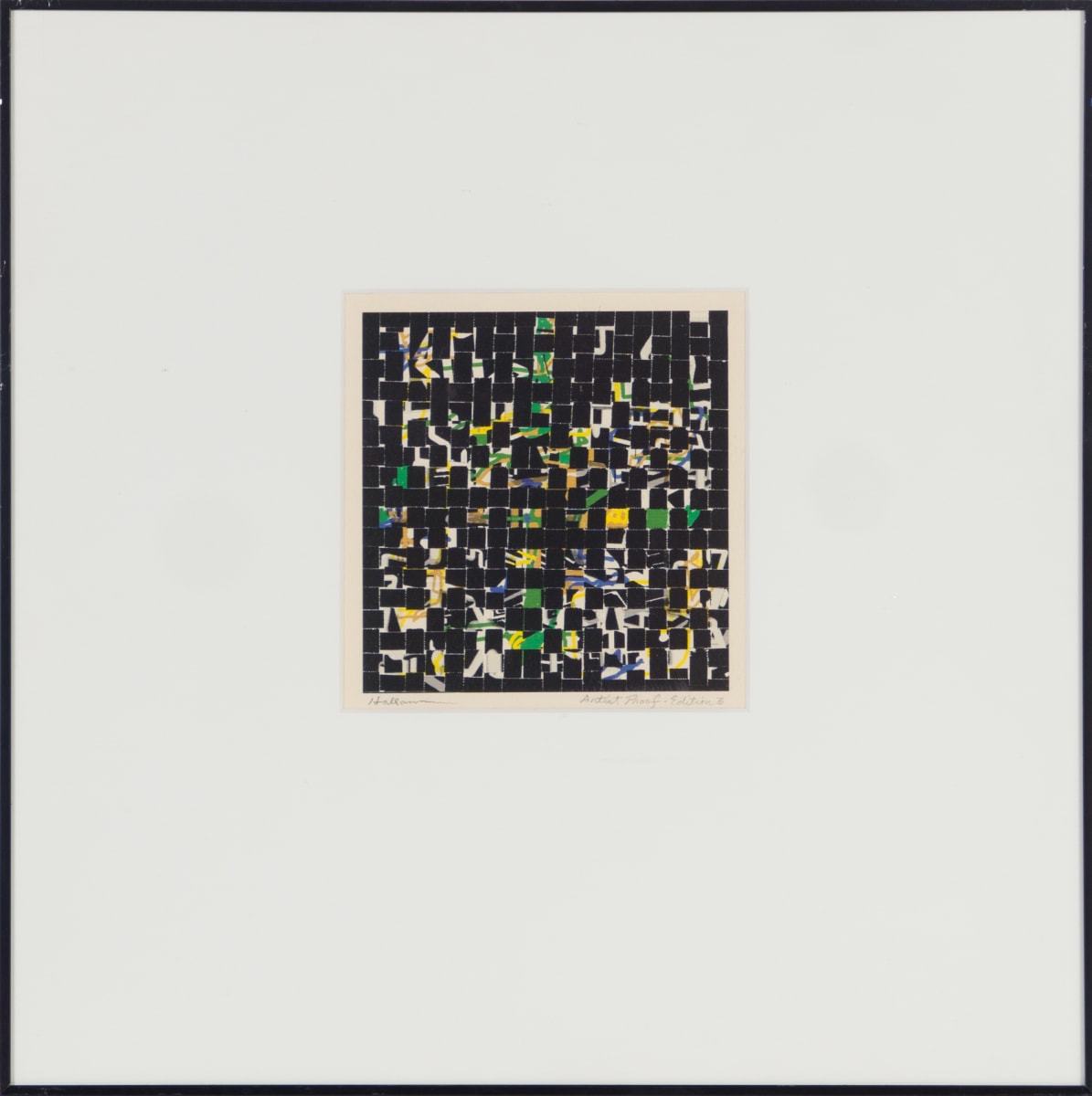 GREEN WOV by Beverly Hallam 