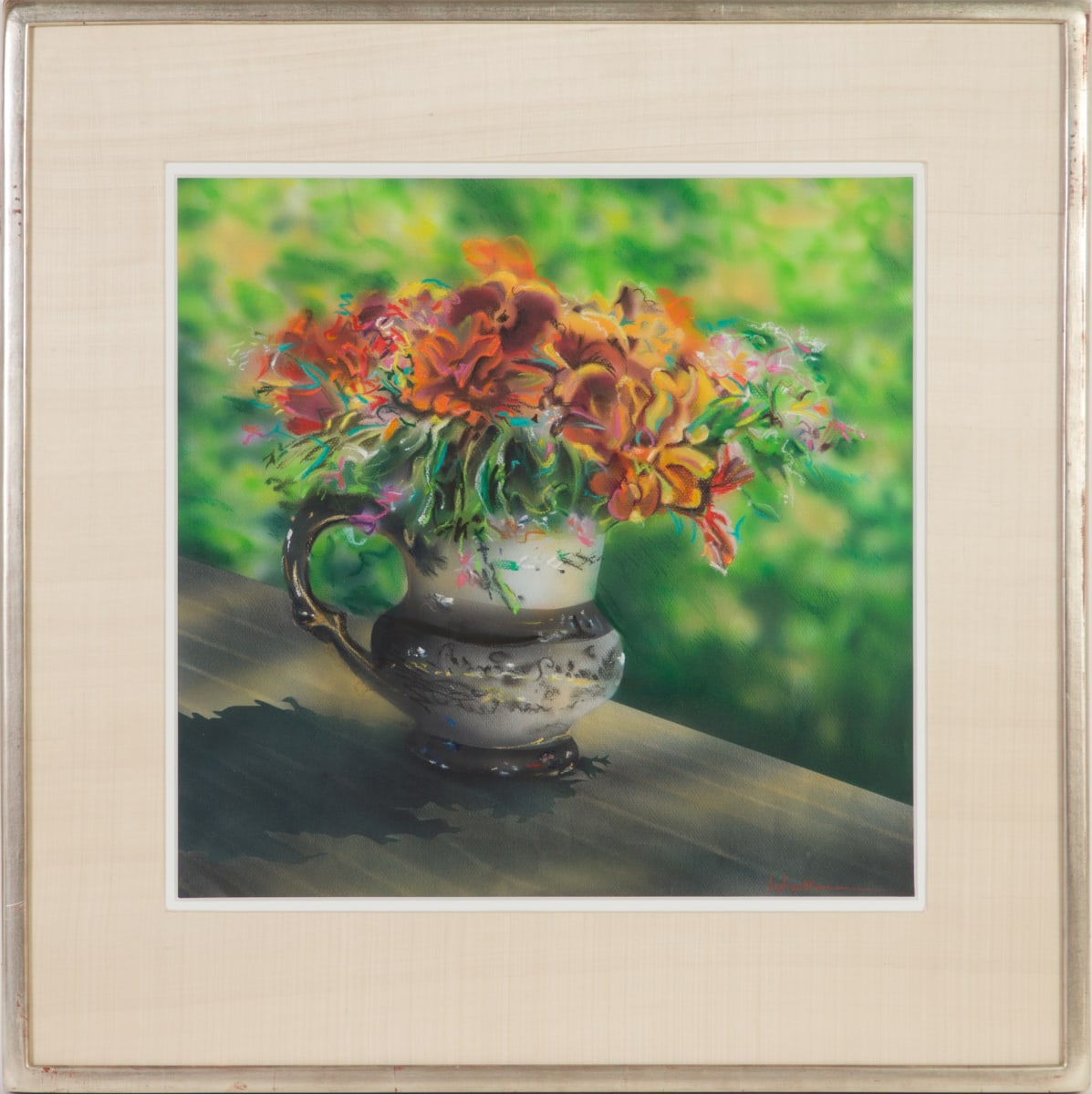 Stonecrop Bouquet in Lusterware by Beverly Hallam 