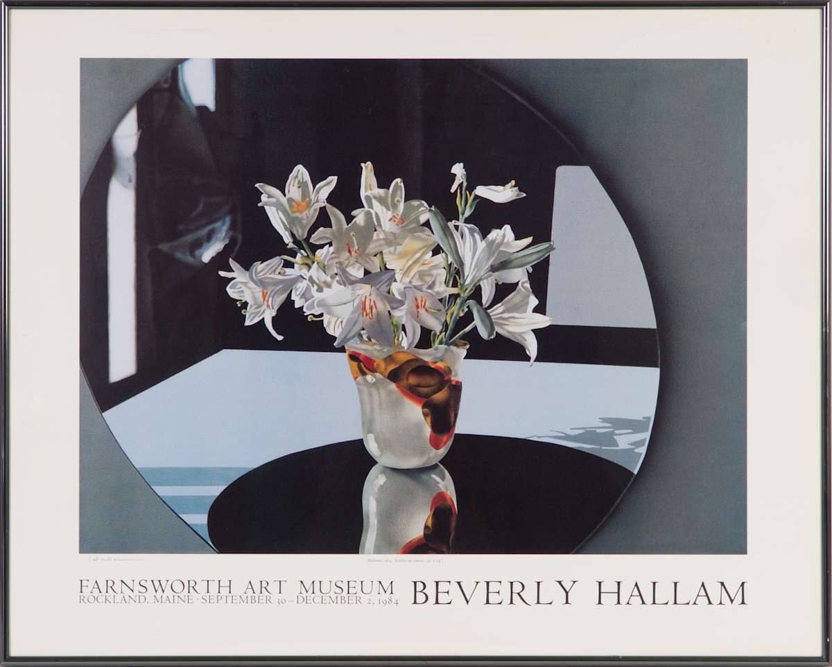 Farnsworth Art Museum Exhibition Poster by Beverly Hallam, Image 2.