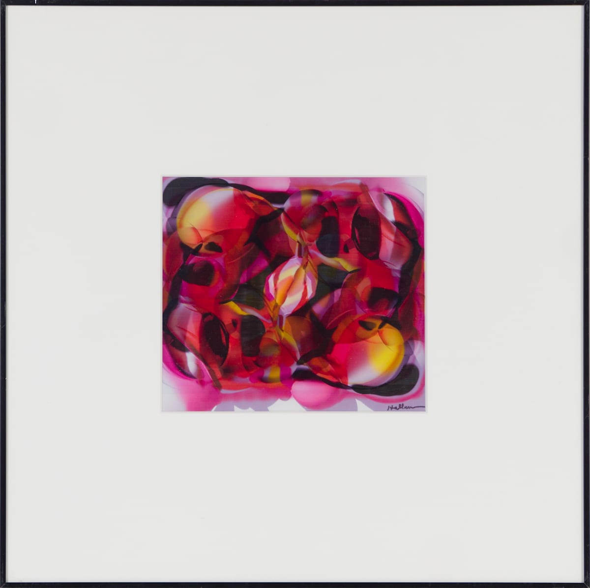 Ball Game Red, Pink & Yellow by Beverly Hallam, Image 2.