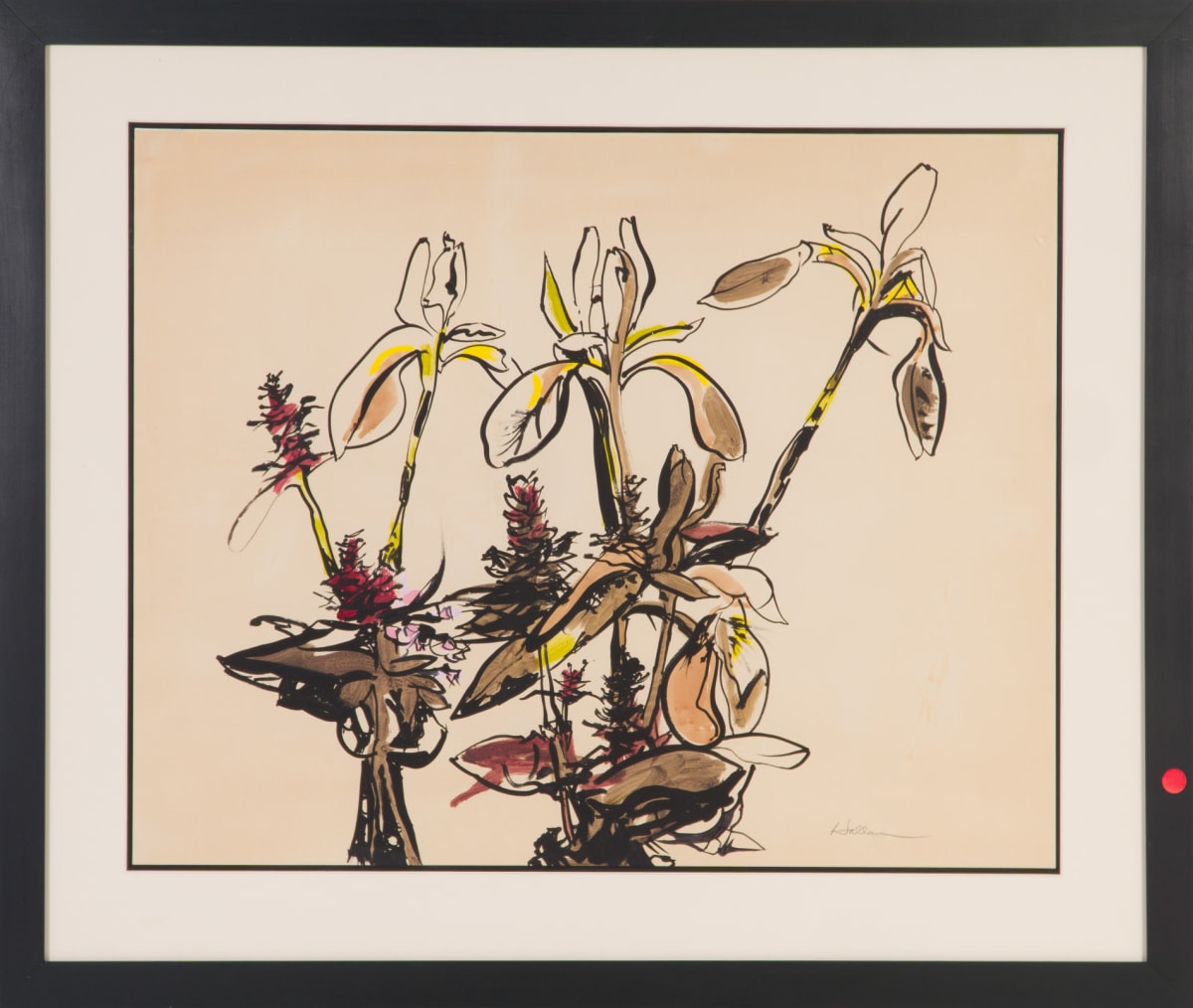 Title Unknown (Iris Bouquet) by Beverly Hallam 