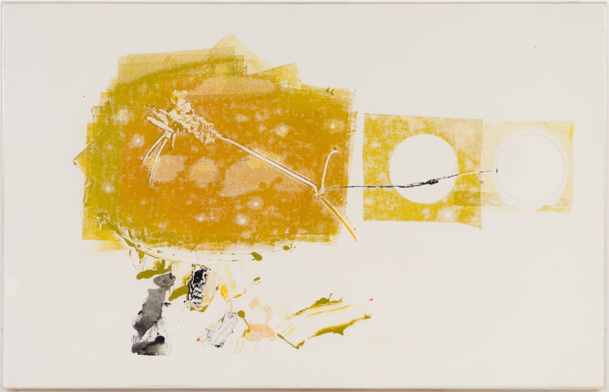 Gold Ochre Fly by Beverly Hallam 