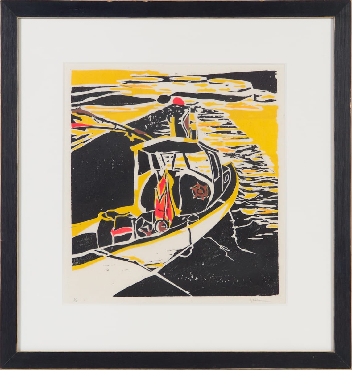 Lobster Boat, Morning Perkins Cove, Ogunquit by Beverly Hallam, Image 1.
