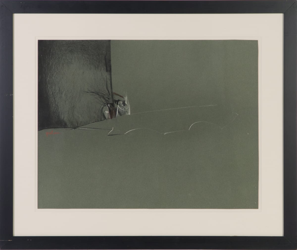 Mantel Drawing by Beverly Hallam, Image 1.