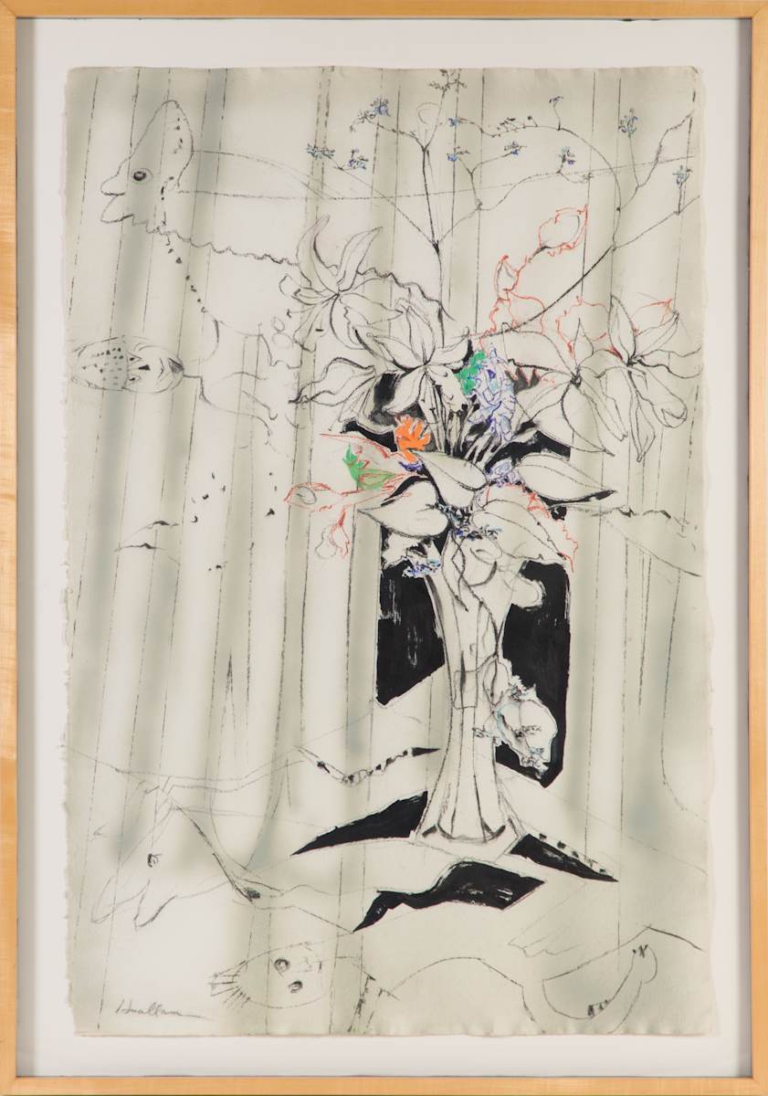 Flowers and Fabric by Beverly Hallam, Image 2.