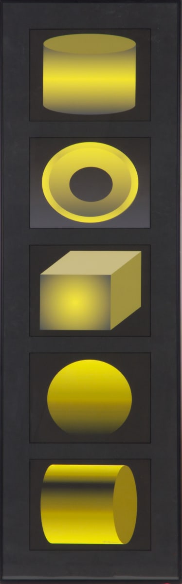 Five Geometrics by Beverly Hallam 