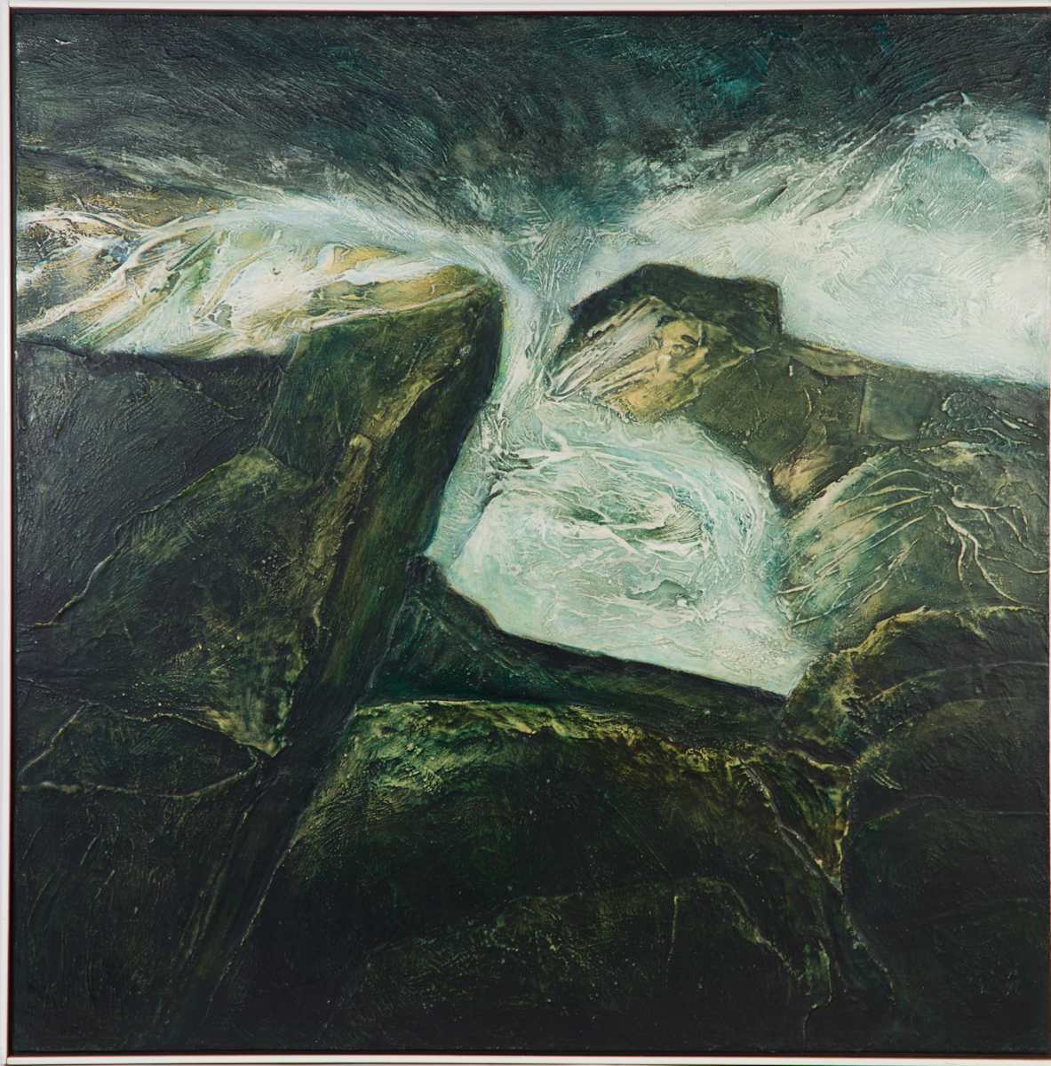 Surf at Bald Head (Left Side) by Beverly Hallam, Image 2.