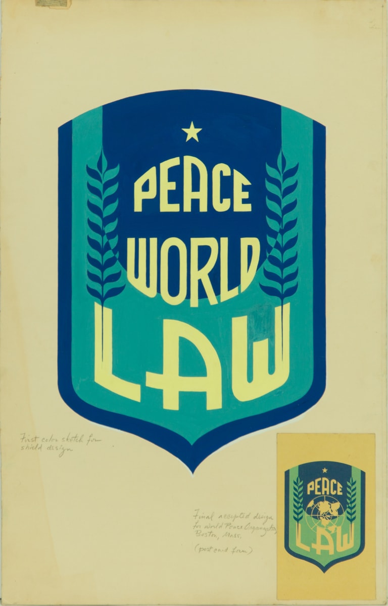 Peace World Law by Beverly Hallam, Image 1.