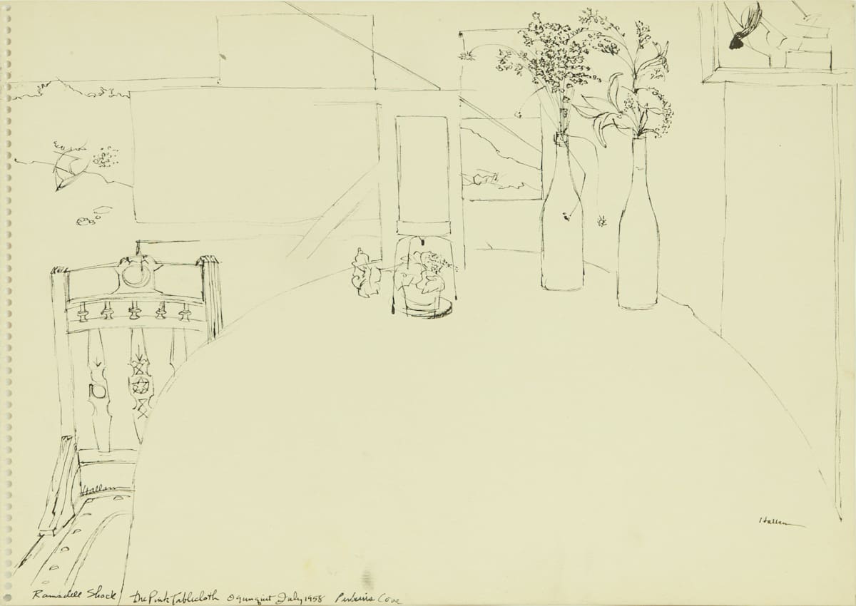 Ramsdell Shack, The Pink Tablecloth by Beverly Hallam, Image 2.