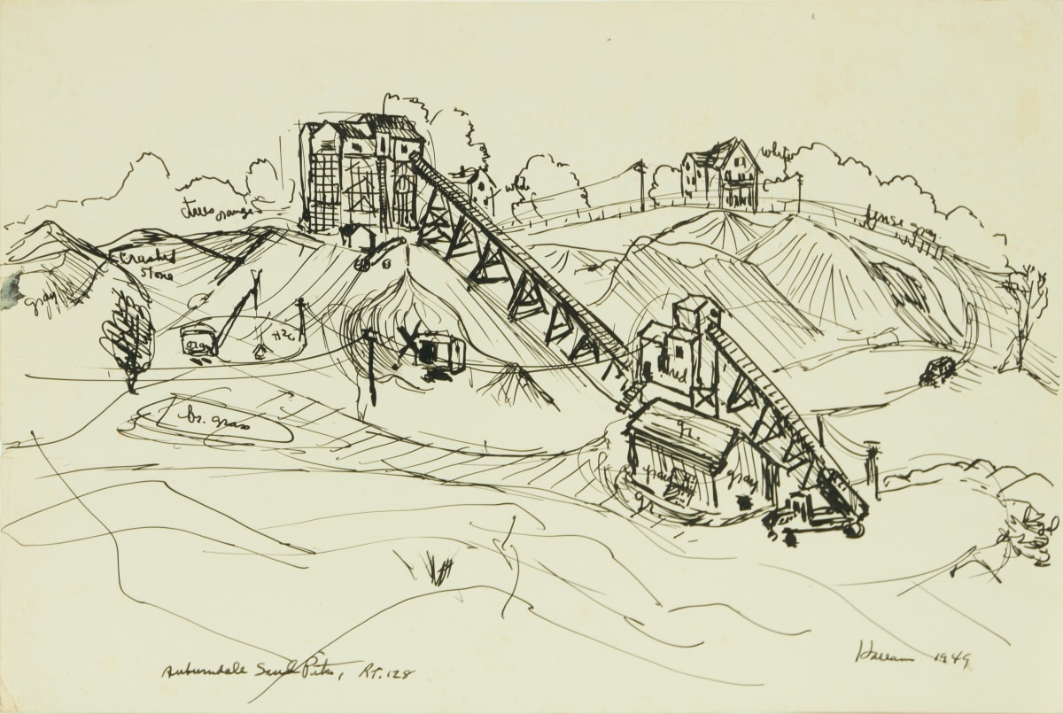 Auburndale Sand Pits, Rt. 128 by Beverly Hallam 