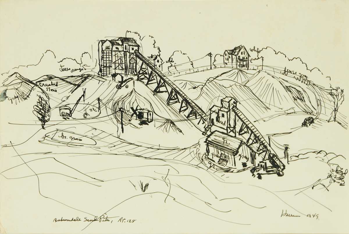 Auburndale Sand Pits, Rt. 128 by Beverly Hallam, Image 1.