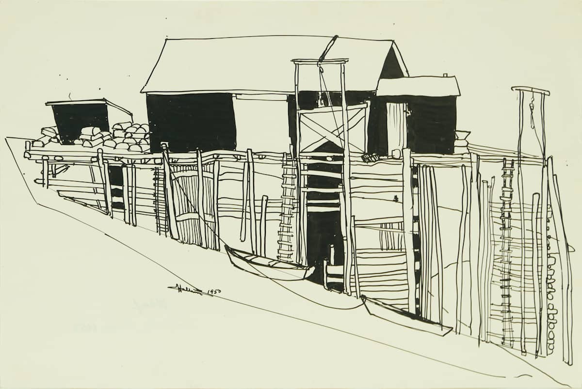 Wharf, Schoodic, Maine by Beverly Hallam, Image 2.