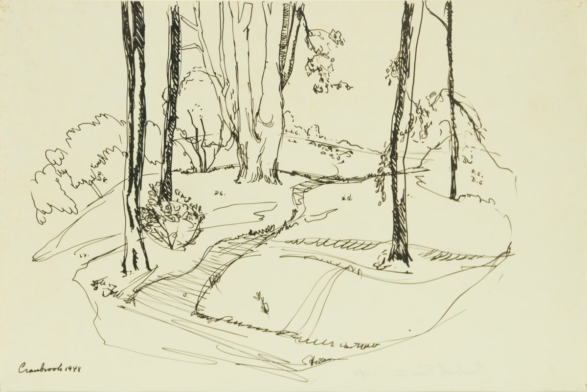 Cranbrook Trees II by Beverly Hallam 