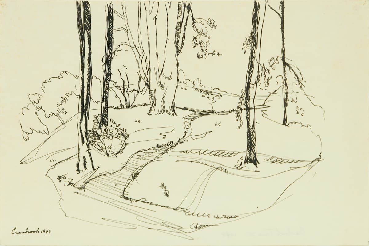 Cranbrook Trees II by Beverly Hallam, Image 2.