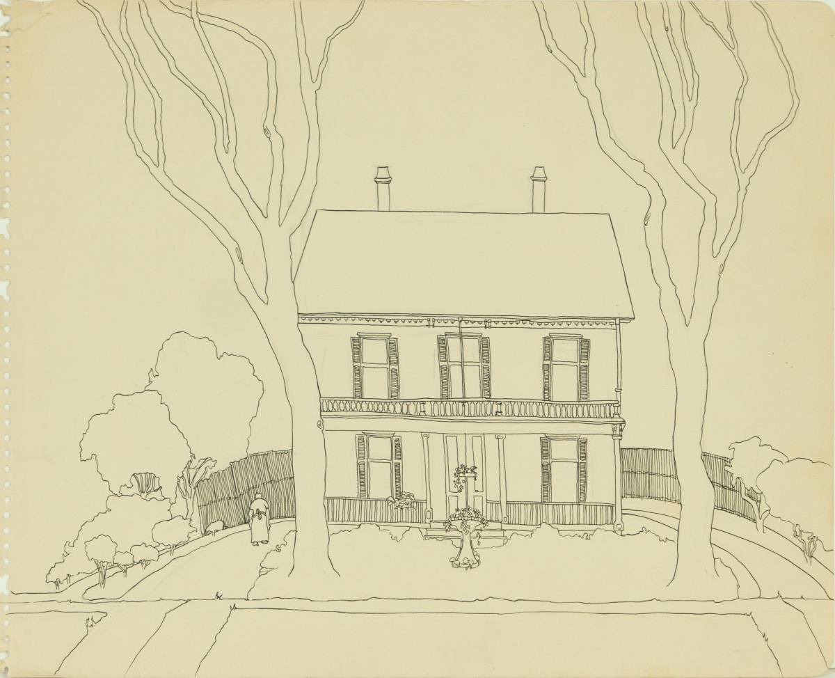 Mrs. Thompson Near Wyoma Square, Lynn, Mass. by Beverly Hallam 