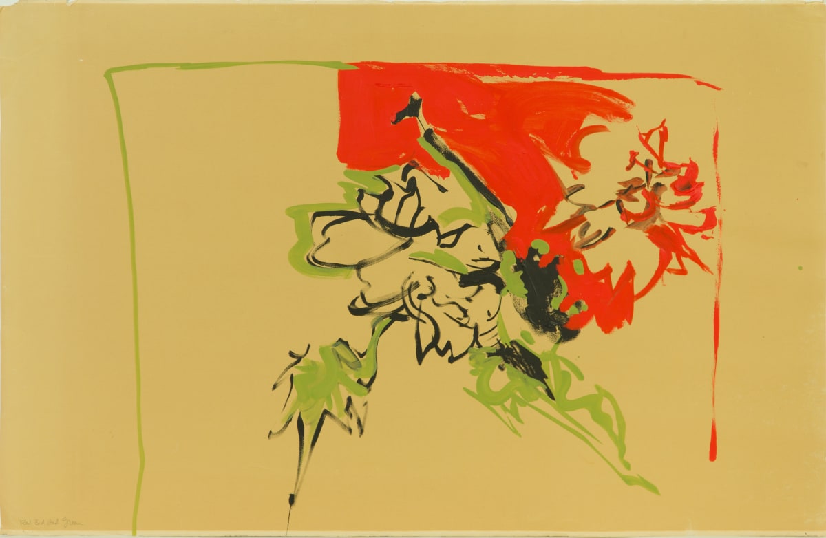 Red Black and Green by Beverly Hallam 