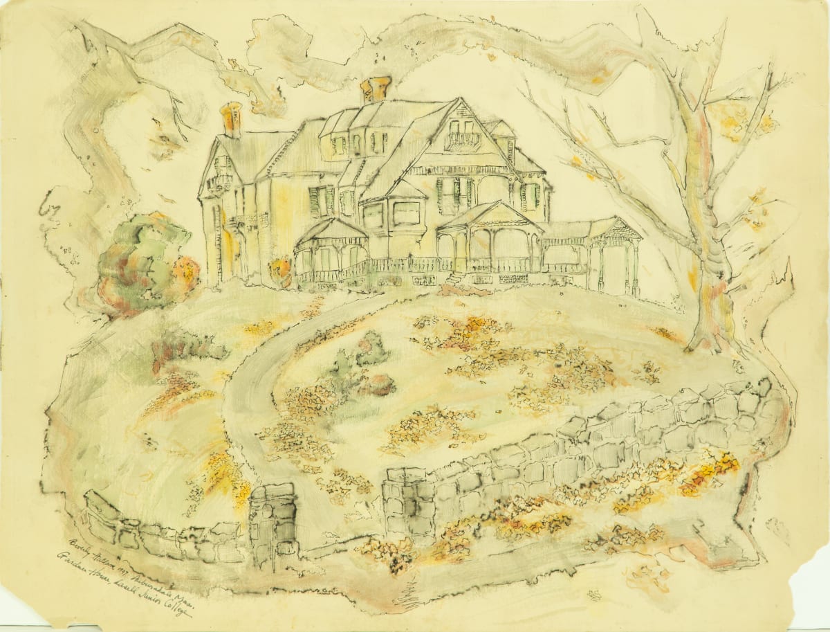 Gardner House, Lasell Junior College, Auburndale, Mass. by Beverly Hallam 