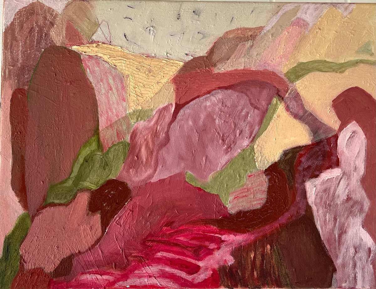 Interconnection by Suellen Tomkins  Image: Reflexing a sense of interconnection of  elements of the outback environment.