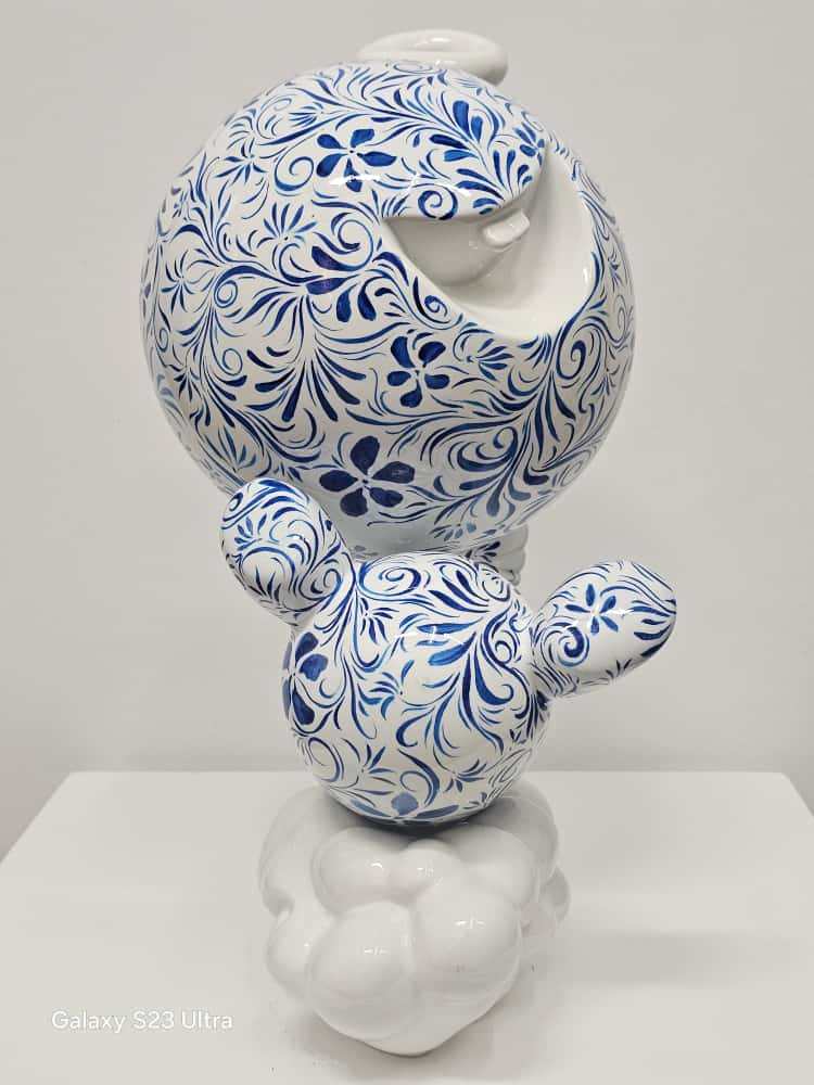 Giggling on Cloud 9 White by Barry Yeow 