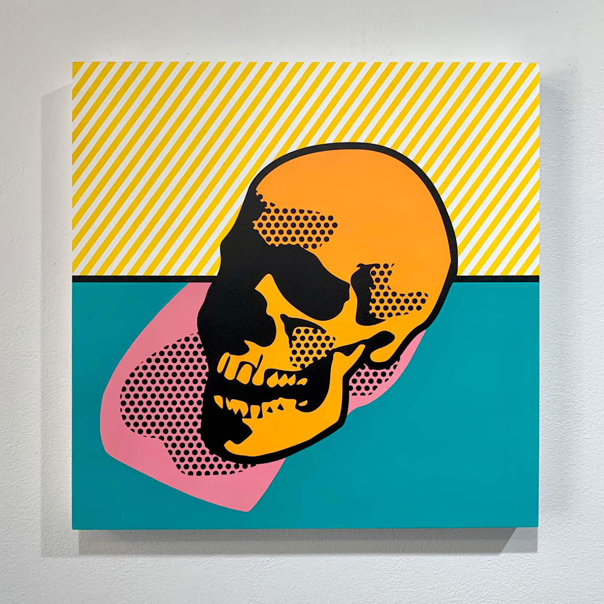 Lichtenstein Style - Warhol Skull by Joe Suzuki 