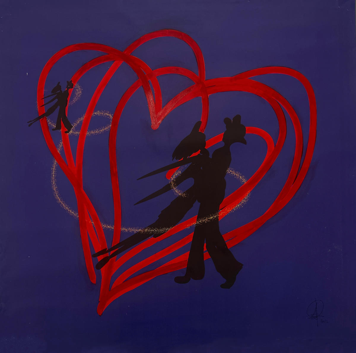 My Valentine (unstretched) by Antoinette Rozan 