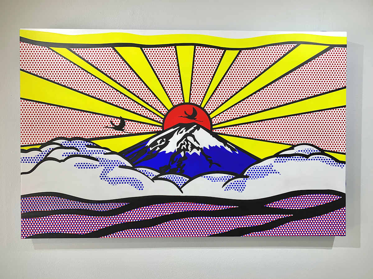 Lichtenstein Style - Mt. Fuji by Joe Suzuki 