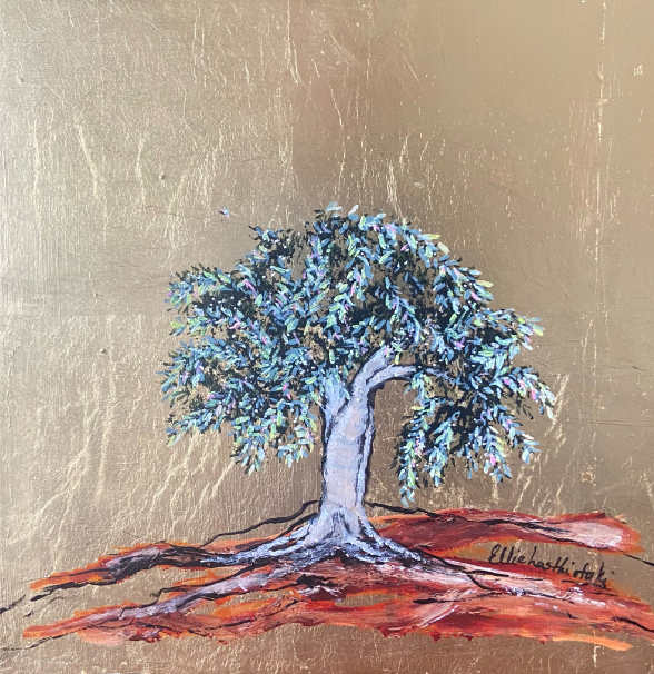 Earth and olive by Ellie Lasthiotaki 