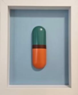 Pill #55 by Uwe Klauke  Image: Pills of Happiness 2004 Edition III (plain) 