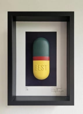 Pill #69- Best by Uwe Klauke  Image: Pills of Happiness (Message in the pill) 