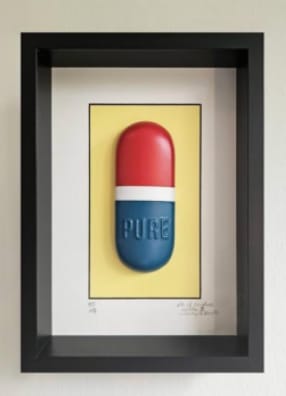 Pill #81 - Pure by Uwe Klauke  Image: Pills of Happiness (Message in the pill) 