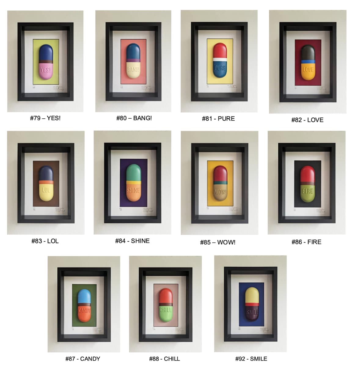 Pills of Happiness (Message in the pill) by Uwe Klauke 