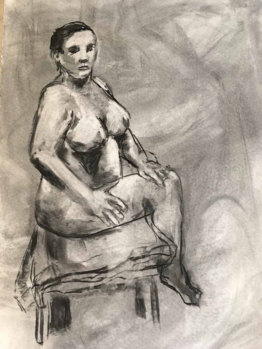 Pearl Seated With Twist by Lori Morrell Whitaker, Image 14.