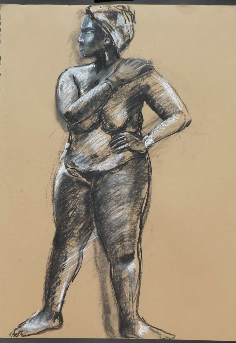 Standing Figure with Scarf by Lori Morrell Whitaker, Image 16.