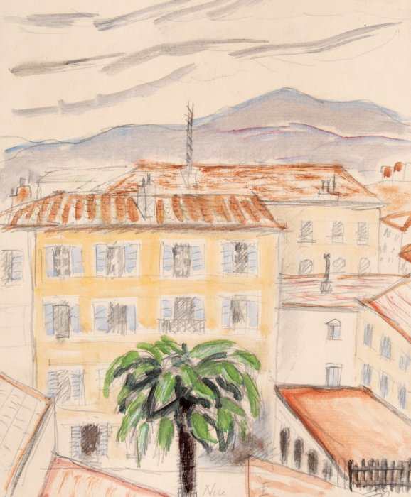 View from Nice by Theodor Pallady 