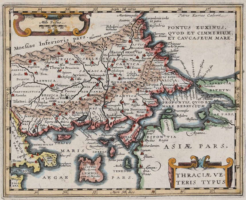 Thrace by Pieter van der Keere 