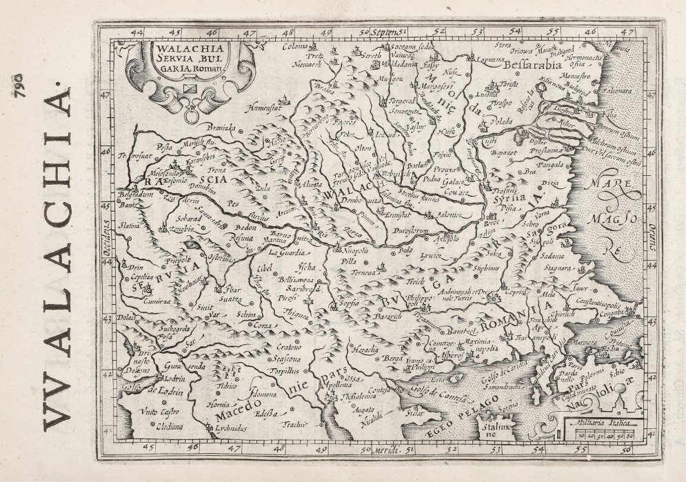 Wallachia - Amsterdam by Jodocus Hondius the Elder 