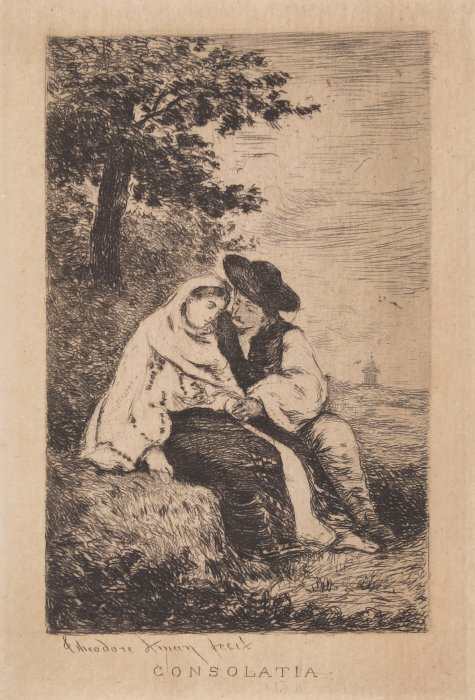 The Consolation by Theodor Aman 
