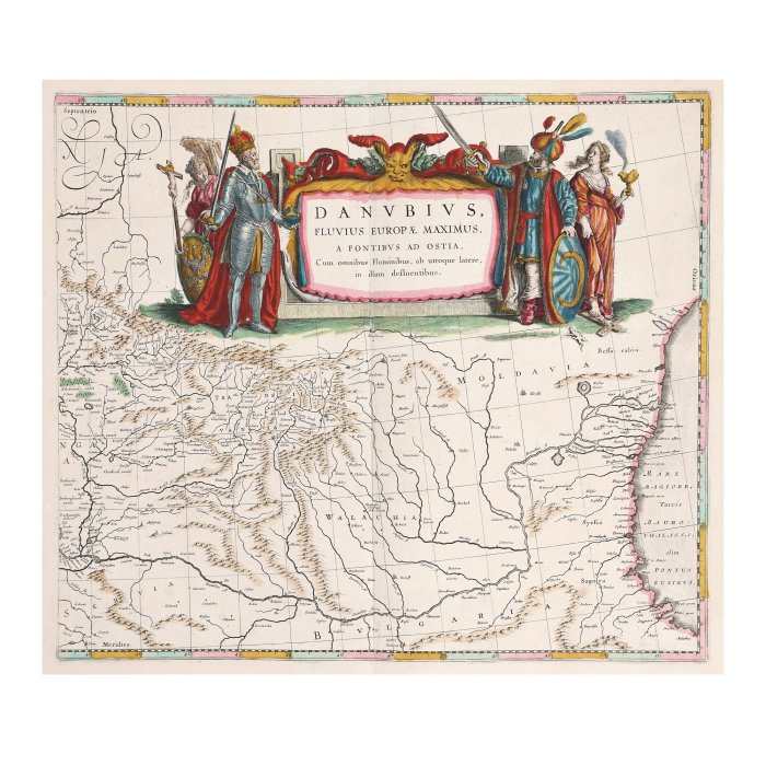 Danube, Amsterdam by Willem Janszoon Blaeu 