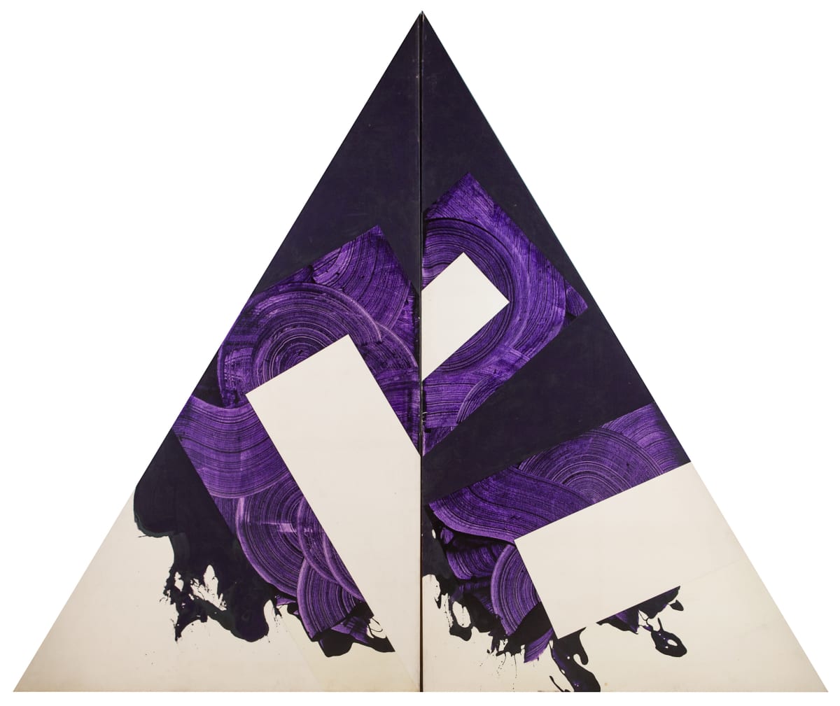 Plum Nellie Split  [untitled Split] by Robert Reed  