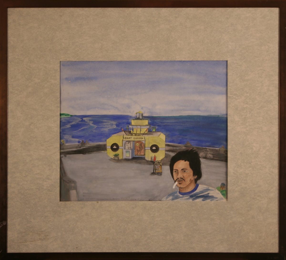 Self Portrait (San Francisco’s Pacific Beach) by Santiago Bose 