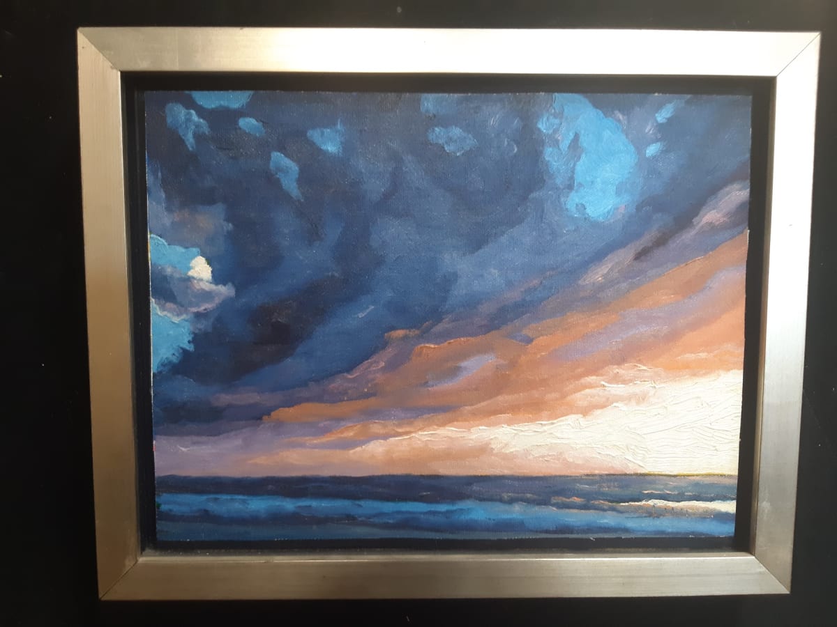 Blue and Gold Sunset, Image 1.