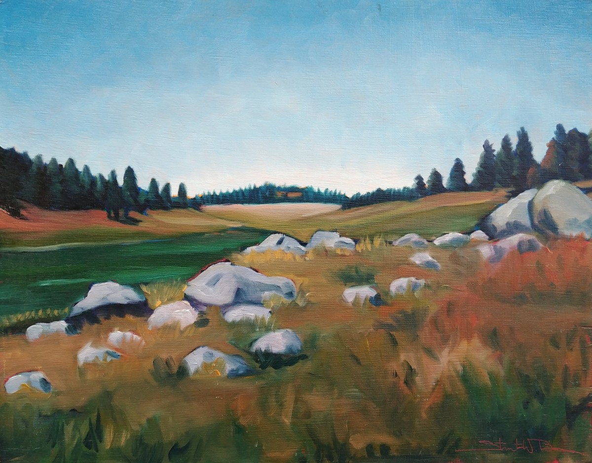 Green River and Pines by Stuart Burton, Image 1.