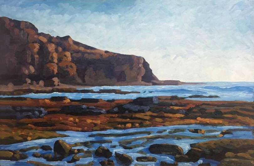Low Tide Stream, Point Loma by Stuart Burton, Image 1.