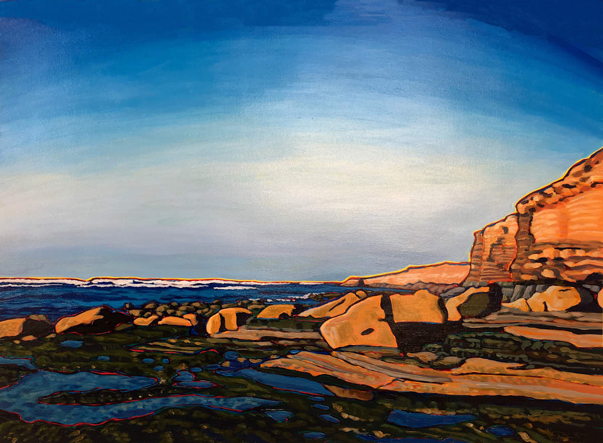 Golden Rocks Sunset Cliffs by Stuart Burton, Image 1.