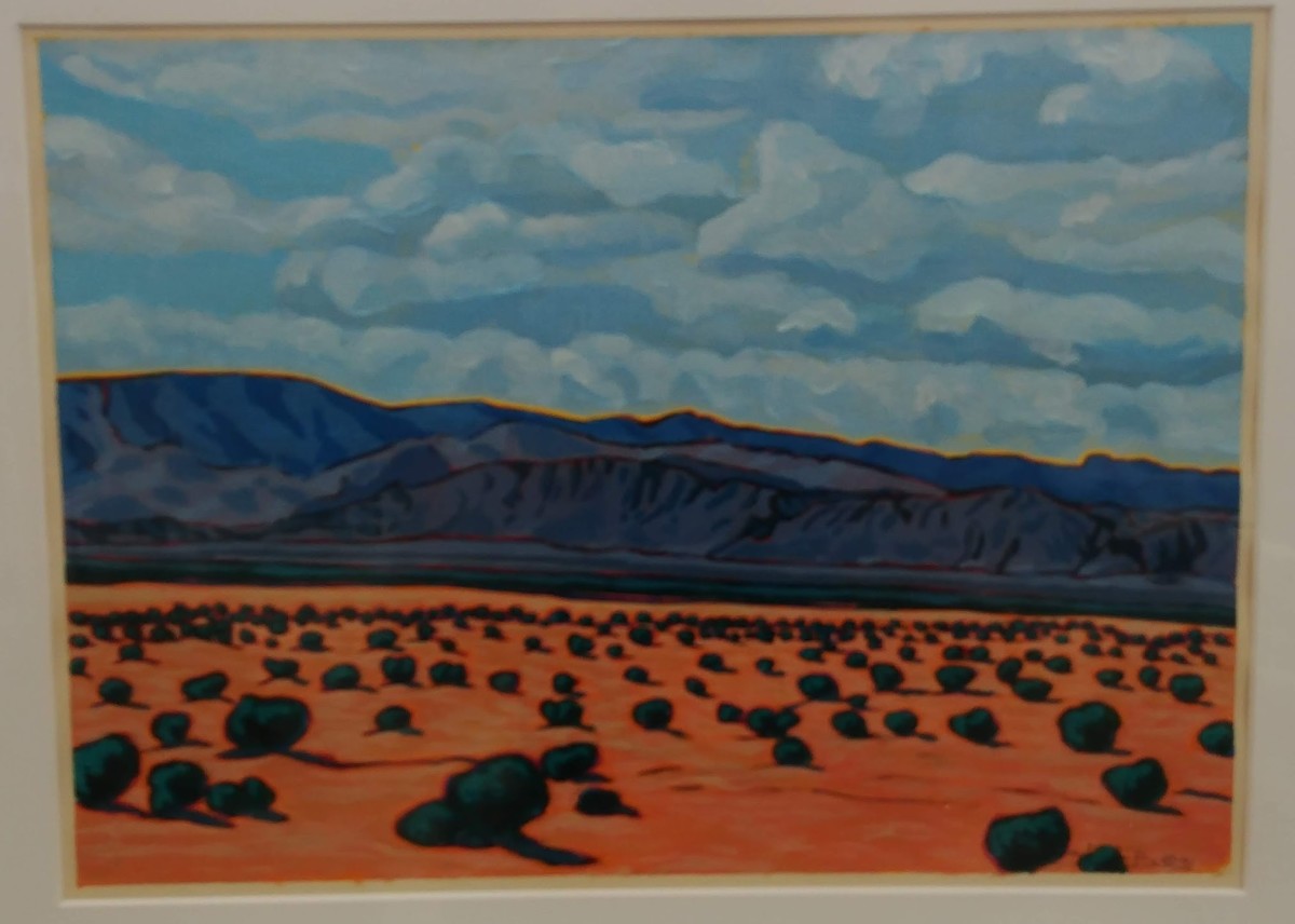 Orange Dirt Green Shrub by Stuart Burton, Image 1.