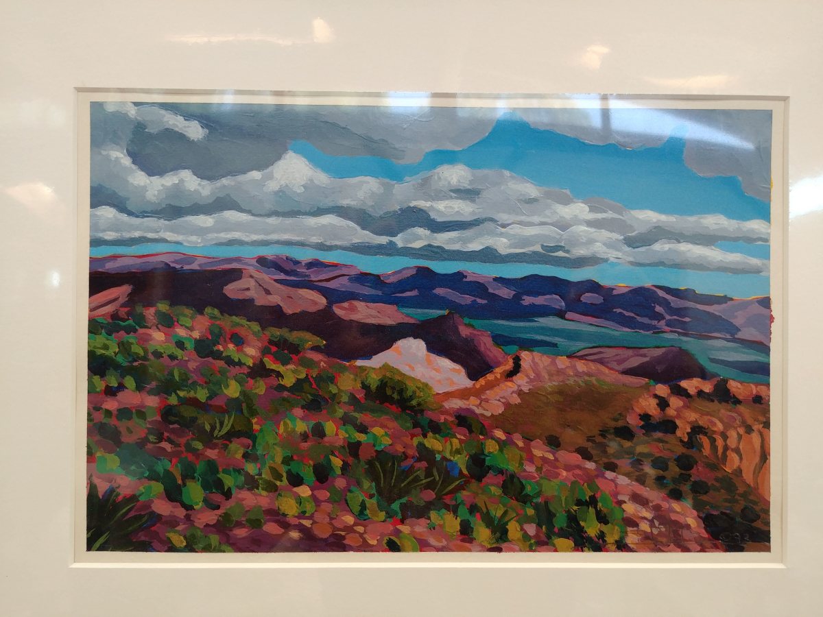 Purple Green Speckle Mt. by Stuart Burton, Image 1.