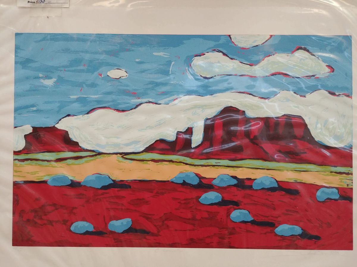 Red Dirt Blue Shrub by Stuart Burton, Image 1.