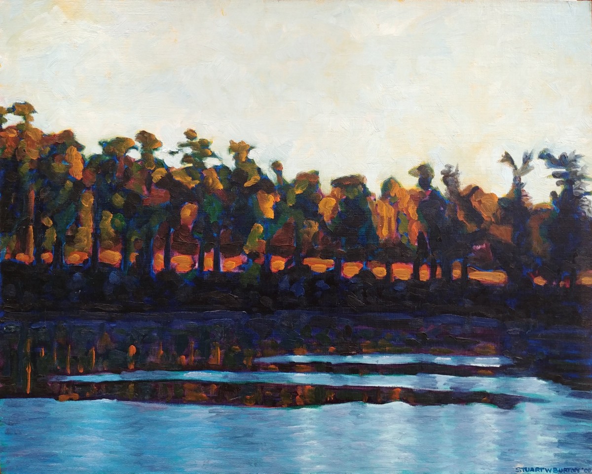 Tree Line River Bed by Stuart Burton, Image 1.