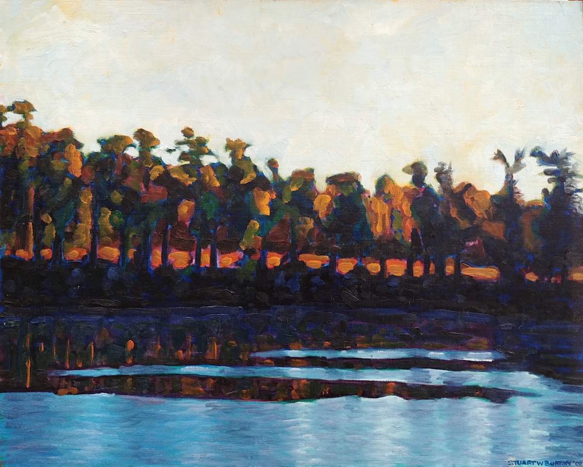 Tree Line River Bed by Stuart Burton, Image 1.