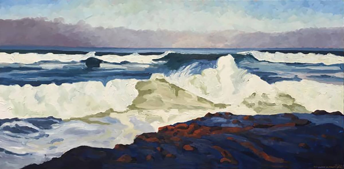 Winter Surf by Stuart Burton 